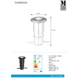 Markslöjd Črna vgradna svetilka Garden 24 Decklight, ø 60 mm | Shoptok.si