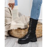 Resti Openwork black women's lace-up boots Buhomi - Footwear | ePonuda.com