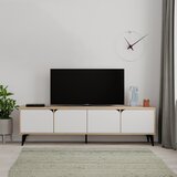Marckeric Bela/v naravni barvi TV omarica v hrastovem dekorju 180x51 cm Nola – | Shoptok.si