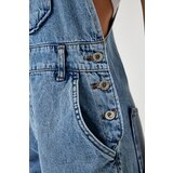  Women's Light Blue Wide Pocket Denim Jumpsuit | Eponuda.ba
