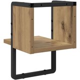  Polica na zidu s policom Umjetnička hrastovina 20 x 25 x 30 cm | shoptok.hr