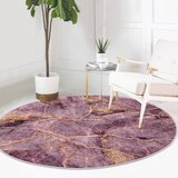 Mila Home Rožnata pralna/primerna za robotski sesalnik okrogla preproga ø 80 cm Comfort – | Shoptok.si