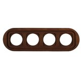  Elhard - Drveni retro ram za četiri slike, tamno drvo | Eponuda.com
