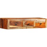 vidaXL Zidni konzolni stol od masivnog drva šišama 100 x 25 x 20 cm | shoptok.hr