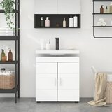 vidaXL Ormarić za umivaonik Visoko sjajno bijela 60 x 34 x 63 cm Cijene