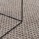  Tepisi za područja Kružni LUGO Sivo-smeđa Ø 120 CM Poliester | shoptok.hr