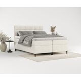 Maison de Rêve Kremno bela boxspring postelja s prostorom za shranjevanje 200x200 cm Urbaneo – | Shoptok.si