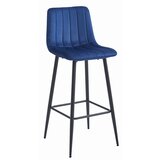 Brandless POZZA hocker - mornarsko modri žamet / črne noge x 3, (22060667) | Shoptok.si