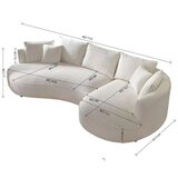 Atelier Del Sofa ugaona garnitura venedik right dark grey | Eponuda.com