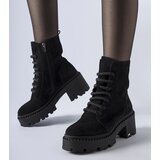 Gemre Black insulated heeled boots Karino | Shoptok.si