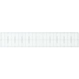 vidaXL Gabionska košara s pokrovom 1100x50x200 cm pocinkano železo | Shoptok.si
