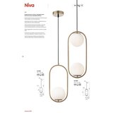  Redo 01-2623 - Luster na sajli NIVA 1xE14/28W/230V | Eponuda.com