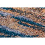 Kayoom RAVNO TKANA PREPROGA Blaze 325 Beige / Blau 115/170 cm modra, bež | Shoptok.si