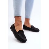 Boto Women's Black Faux Suede Moccasins Amrutia | shoptok.hr