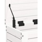  Vrtni tabure bijeli 62 x 31,5 x 52 cm od masivne borovine | shoptok.hr
