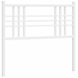 vidaXL Kovinsko vzglavje belo 107 cm, (21142865) | Shoptok.si