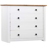 vidaXL Komoda bela 80x40x73 cm borovina Panama Range, (20656061) Cene