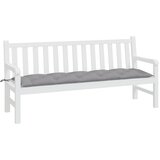  Jastuk za vrtnu klupu sivi 180 x 50 x 7 cm od tkanine Oxford | shoptok.hr