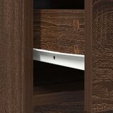  Komoda s ladicama i vratima smeđi hrast 70 5x34x74 5 cm | shoptok.hr