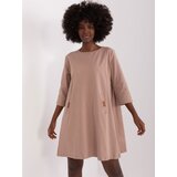 RELEVANCE Dress-RV-SK-6274.36P-dark beige | shoptok.hr