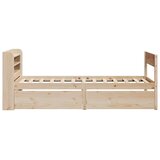  Okvir kreveta bez madraca 75 x 190 cm od masivne borovine | shoptok.hr