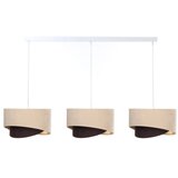  Luster na sajli GALAXY 3xE27/60W/230V bež/smeđa/zlatna | Eponuda.com
