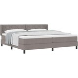  Postelja boxspring z vzmetnico z vzmetnico Taupe 200 x 200 cm, (5000128187) | Shoptok.si
