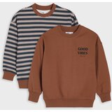 Sinsay Crewneck dukserice s udjelom pamuka 2 pack | shoptok.hr