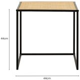 Premier Housewares Pomoćni stol od ratana 44x44 cm Depok – | shoptok.hr