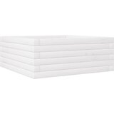 Maison Chic Vrtno cvetlično korito - Cvetlični Lonec belo 60x60x23 cm trdna borovina, (21790549) Cene