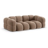 Cosmopolitan Design Rjava žametna sedežna garnitura 250 cm Loretto – | Shoptok.si