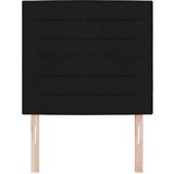 LED glava kreveta S LED lampica Crna 90 cm Poliester - Crna 90 cm Visoki uzglavlje | shoptok.hr
