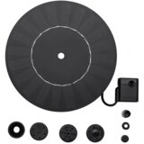 INF Vodna fontana na sončno energijo 18 cm Črna, (21297190) | Shoptok.si