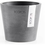 Ecopots Amsterdam, siva - Ø 10,5 cm, višina 9,2 cm | Shoptok.si
