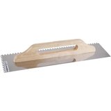  Zidarska gladilica (D x Š: 500 x 130 mm, Nehrđajući čelik, Drvo, Raspored zuba: 6 x 6 mm) Cijene