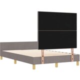  Krevet Smeđesivi 120x200 cm Tkanina | shoptok.hr