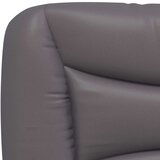  Krevet s madracem sivi 90 x 200 cm od umjetne kože | shoptok.hr