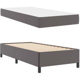 Krevetna konstrukcija s madracem Siva 80 x 200 cm tkanina | shoptok.hr