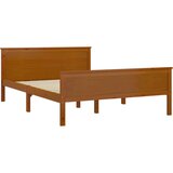  Posteljni okvir medeno rjav iz trdne borovine 160x200 cm, (20644015) | Shoptok.si