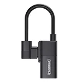 adapter za slusalice i punjenje iphone lightning crni