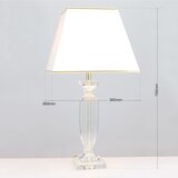 Orion LA 4-1207 - Kristalna stona lampa POKAL 1xE27/60W/230V krem/prozirna | Eponuda.com
