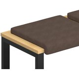  Jastučić za klupu 2 kom. Mikrovlakna Smeđa Dubina 35 cm | shoptok.hr