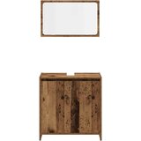 vidaXL 4-dijelni set kupaonskog namještaja od starog drveta | shoptok.hr