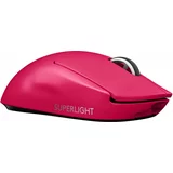 Logitech g pro x superlight senzor brezžična optična roza gaming miška