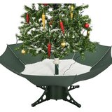 vidaXL božićno drvce koje sniježi sa stalkom zeleno 140 cm | shoptok.hr