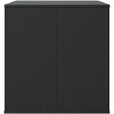  Kutija za vrtne jastuke od PE ratana 145 x 100 x 103 cm crna | shoptok.hr