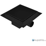 Top sifon inox 15×15 crni Aura AquaLux | Eponuda.ba