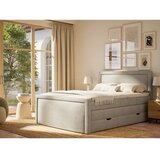 Maison de Rêve Sivi boxspring krevet s prostorom za odlaganje 180x200 cm Fresco – | shoptok.hr