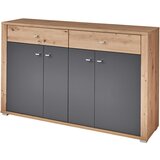 XORA omara za čevlje barve grafita, hrast artisan | Shoptok.si
