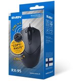 Sven RX-95 Optički Miš USB na Žicu - Crni | shoptok.hr